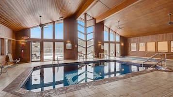 Indoor pool, a heated pool