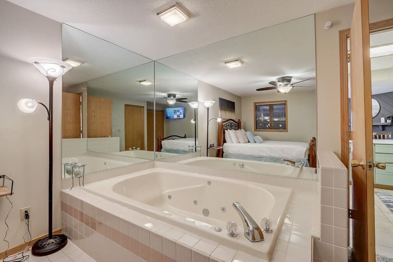 Hair dryer, towels