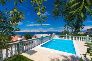 Seasonal outdoor pool - Seaview Pool Suite Panorama 2 (Senj)