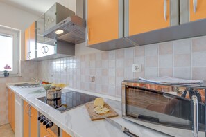 Standard Apartment, Multiple Beds, Mountainside (Seaview Pool Suite Panorama 6) | Private kitchen - Seaview Pool Suite Panorama 6 (Senj)