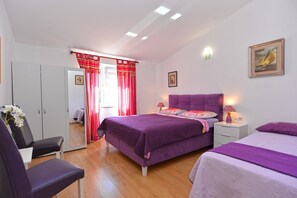 2 chambres, accès à Internet