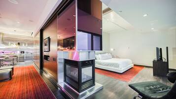 1 sovrum, värdeförvaringsskåp på rummet och strykjärn/strykbräda