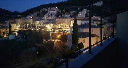 Luxury air-conditioned house with swimming pool in the heart of Gigondas!