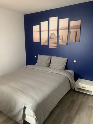 1 Schlafzimmer, Bügeleisen/Bügelbrett, kostenloses WLAN, Bettwäsche