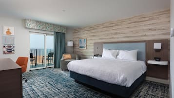 Room, 1 King Bed, Refrigerator, Bay View | Blackout curtains, iron/ironing board, free cots/infant beds