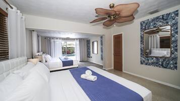 4 bedrooms, iron/ironing board, free WiFi, bed sheets