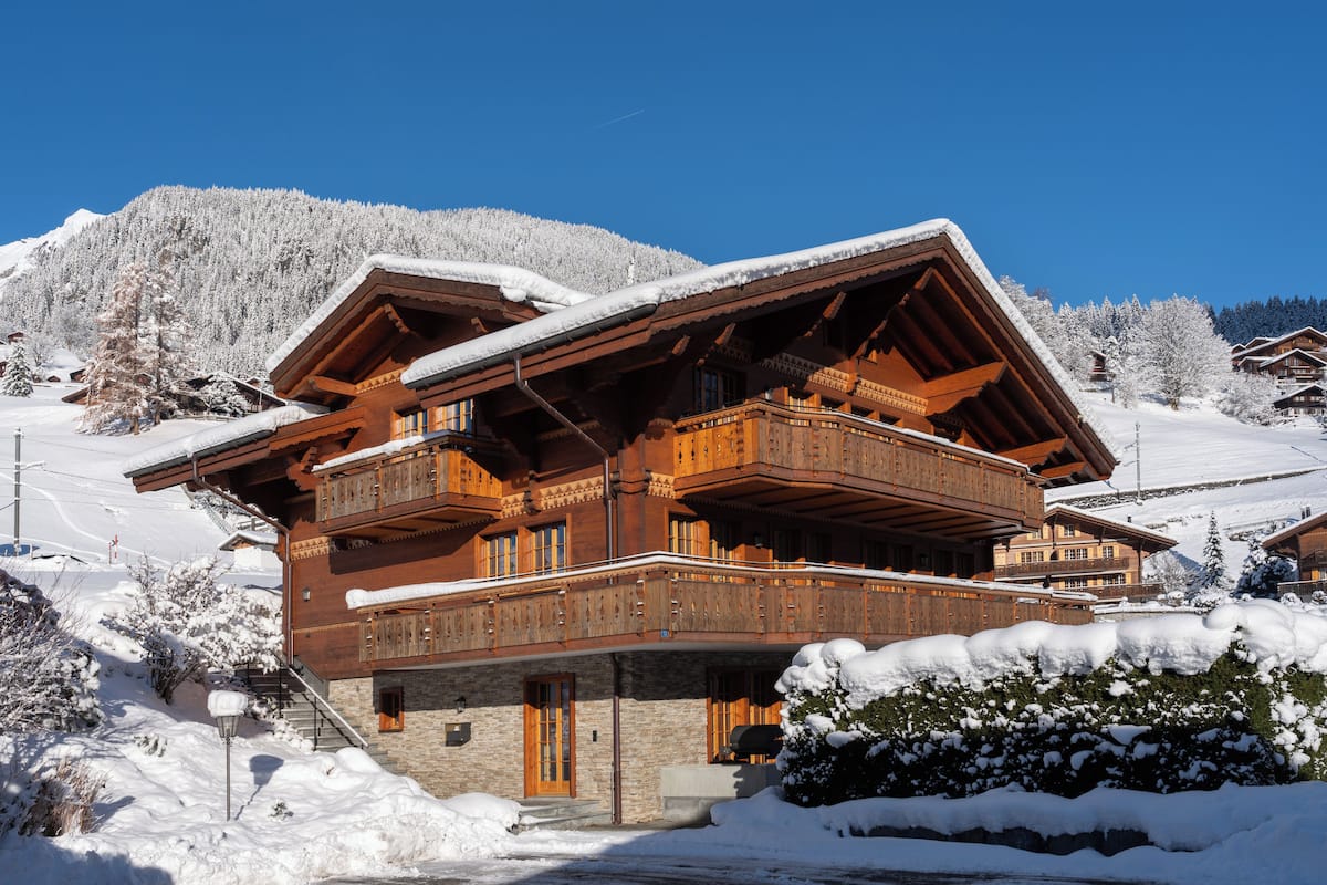 Luxury-Chalet, 5 Schlafzimmer, Sauna | Wohnbereich | Kamin, Fußbodenheizung