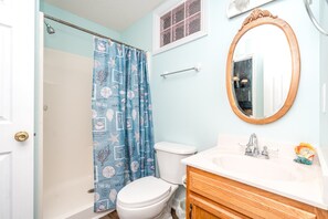 Bathtub, toilet paper - No Regrets - 4 BR home in the heart of Surf City!  Dog Friendly! (Surf City)