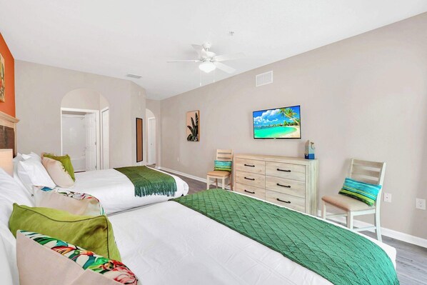 2 bedrooms, iron/ironing board, free WiFi, bed sheets