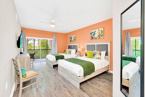 2 bedrooms, iron/ironing board, travel crib, WiFi