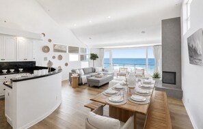 Interior - Luxury Beach Rental Oceanfront, Private Sand Fire Ring (Oceanside)