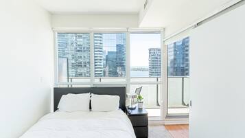 2 bedrooms, iron/ironing board, travel crib, free WiFi