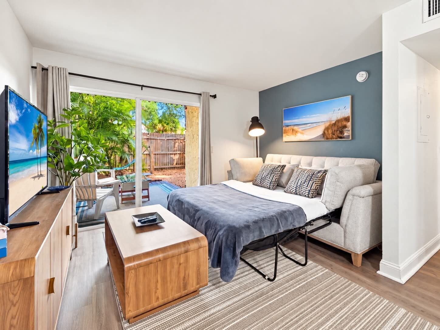 1 bedroom, iron/ironing board, travel crib, WiFi (free)