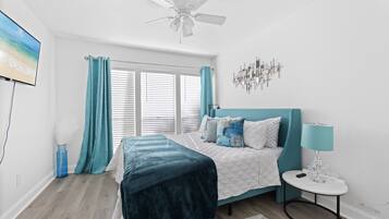 1 bedroom, iron/ironing board, travel crib, free WiFi
