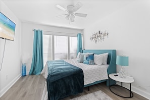 1 bedroom, iron/ironing board, travel crib, free WiFi