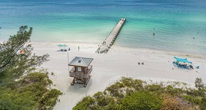 Beach views, Pool and Spa, Golf Cart, beach Bikes! Luxury vacation home on AMI