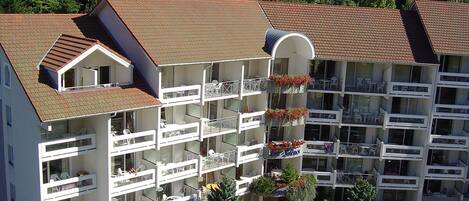 Majoituspaikan julkisivu