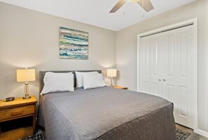 1 bedroom, internet, bed sheets