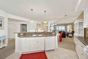 Fridge, microwave, oven, stovetop - Sunset Bay 307 - Gorgeous Bay Views and Pool! (Chincoteague)