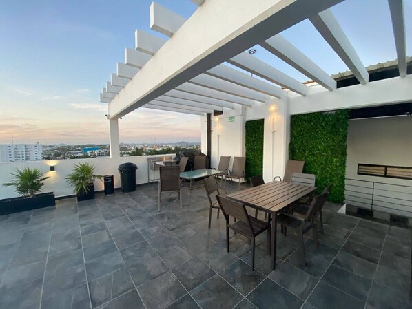 Apartamento Confort | Terraza o patio