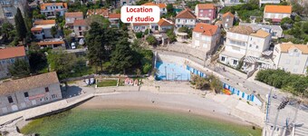 S2 - modern studio, just 50m from the beach