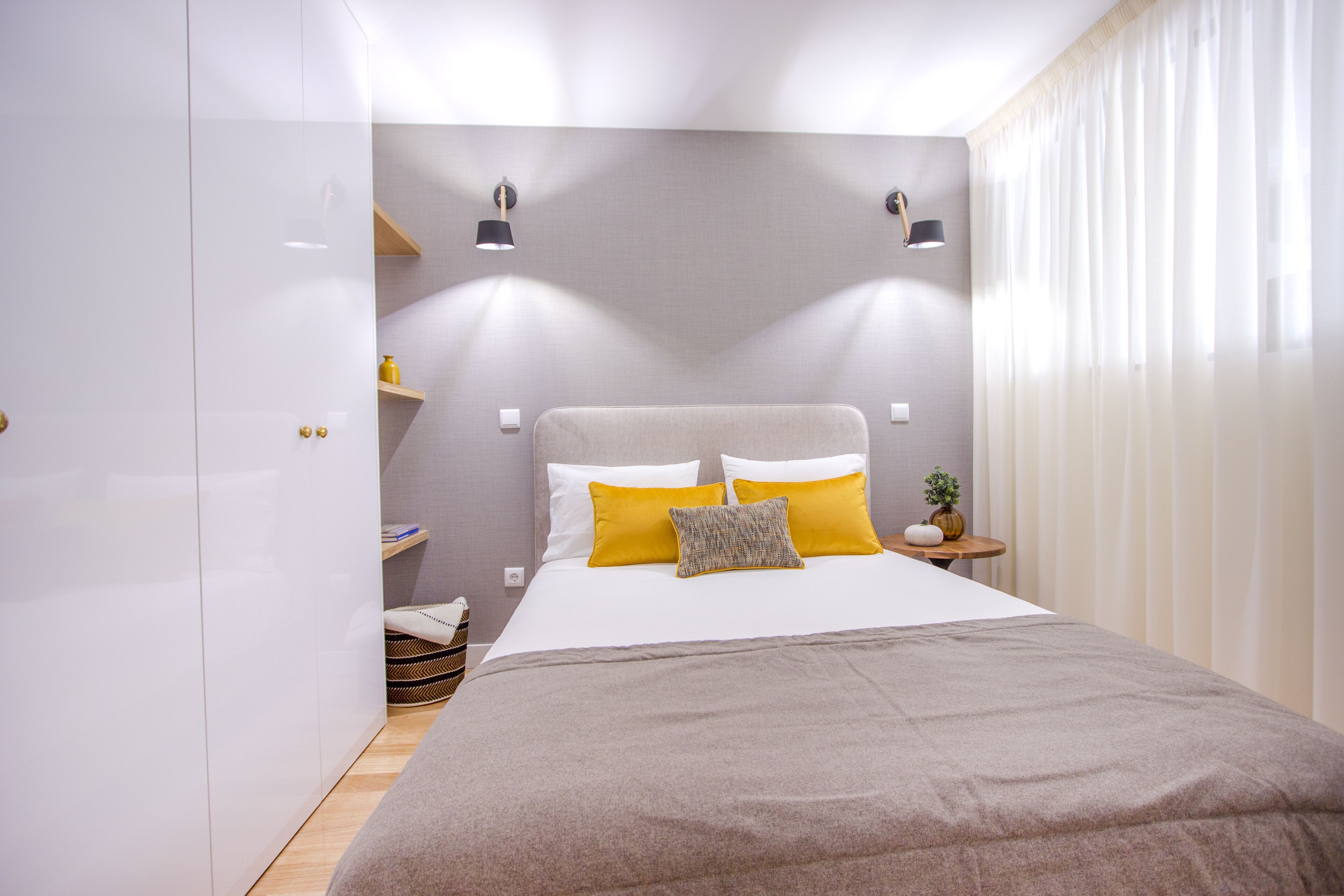 Standaard appartement | Lakens van Egyptisch katoen, luxe beddengoed, individueel gedecoreerd