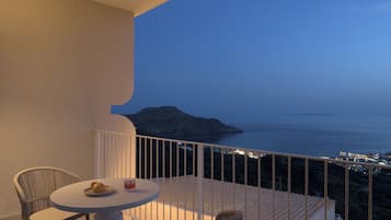 Estúdio, vista para o mar | Vista da sacada