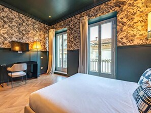 Junior kamer, bijgebouw | Lakens van Egyptisch katoen, luxe beddengoed, donsdekens