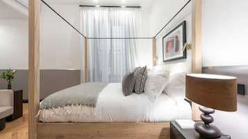 Deluxe Room | Bộ trải giường bằng vải cotton Ai Cập, bộ đồ giường cao cấp