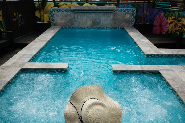 Piscina all'aperto, ombrelloni da piscina