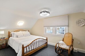 1 bedroom, desk, iron/ironing board, travel cot