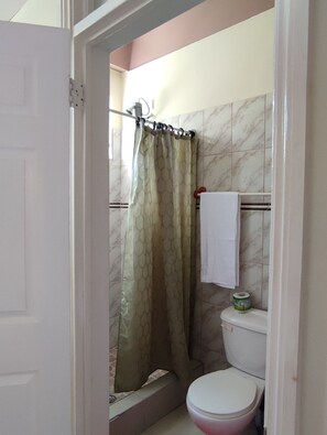 Towels, soap, toilet paper - Iso’s Vacation Rental Apartment #8 (Portsmouth)