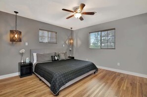 4 bedrooms, iron/ironing board, free WiFi, bed sheets