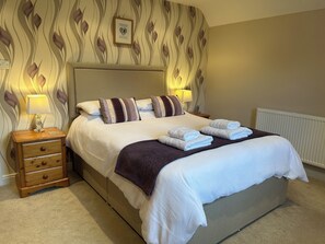 3 bedrooms, iron/ironing board, travel cot, WiFi