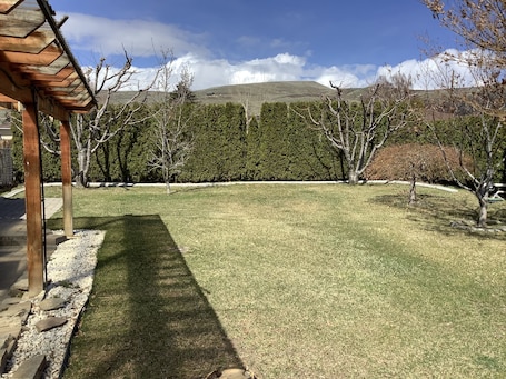 Property grounds. Cozy cabin style home in a quiet neighborhood in terrace hgts.