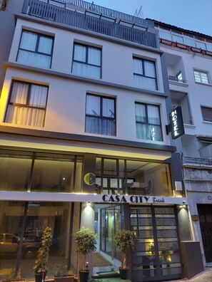 Overnatningsstedets facade