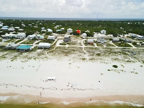 On the beach