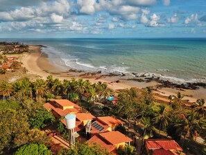 Vista a la playa o el mar