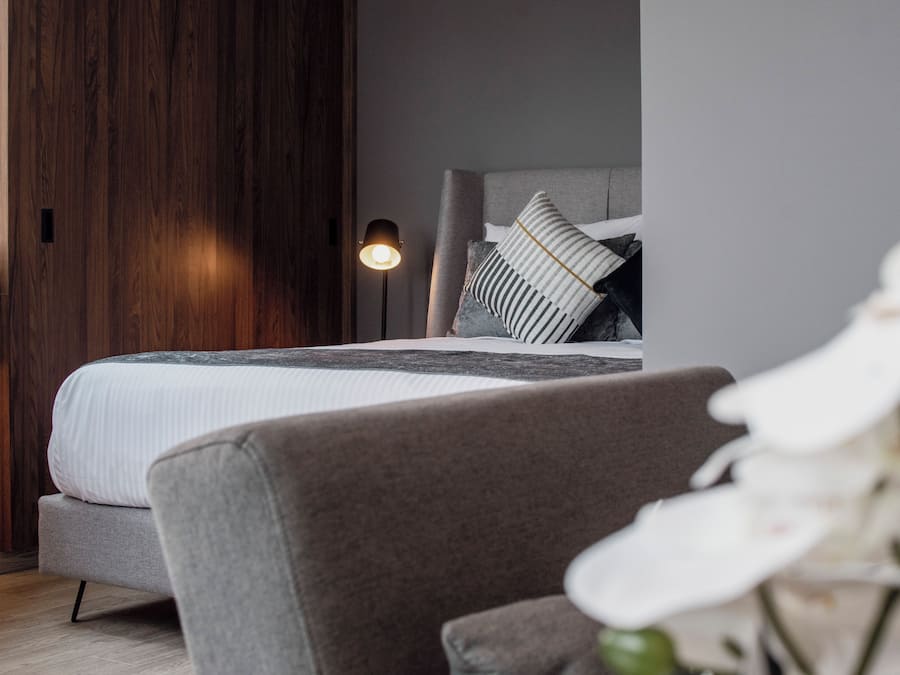 Premium Loft, 1 Bedroom | 1 bedroom, down comforters, pillowtop beds, in-room safe
