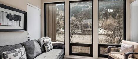 Televisión, chimenea