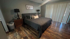 2 bedrooms, iron/ironing board