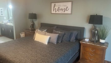 2 bedrooms, iron/ironing board