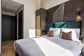 Habitació Comfort | 1 dormitori, llençols de cotó egipci i roba de llit d'alta qualitat 