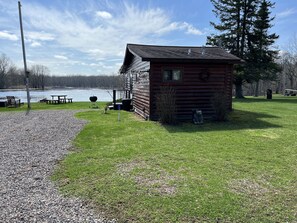 Property grounds - EAGLE LODGE - Cozy Cabin Overlooking the Beautiful E. Fork of the Chippewa River (Loretta)