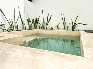 Piscine intérieure, piscine extérieure