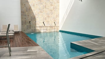 Indoor pool, outdoor pool