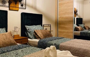 3 bedrooms, iron/ironing board, travel cot, free WiFi