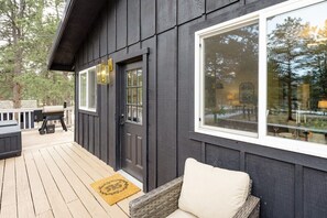 Terrace/patio - Seth|810 Tincup Terrace · The Modern Mountaineer | 2.7 acres w/ hot tub! (Bailey)