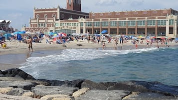 Sun loungers, beach towels