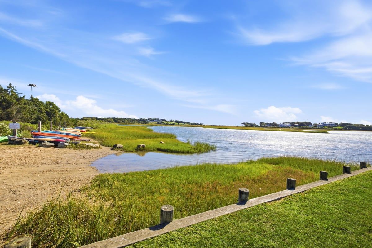 Beautiful private beach at the association.